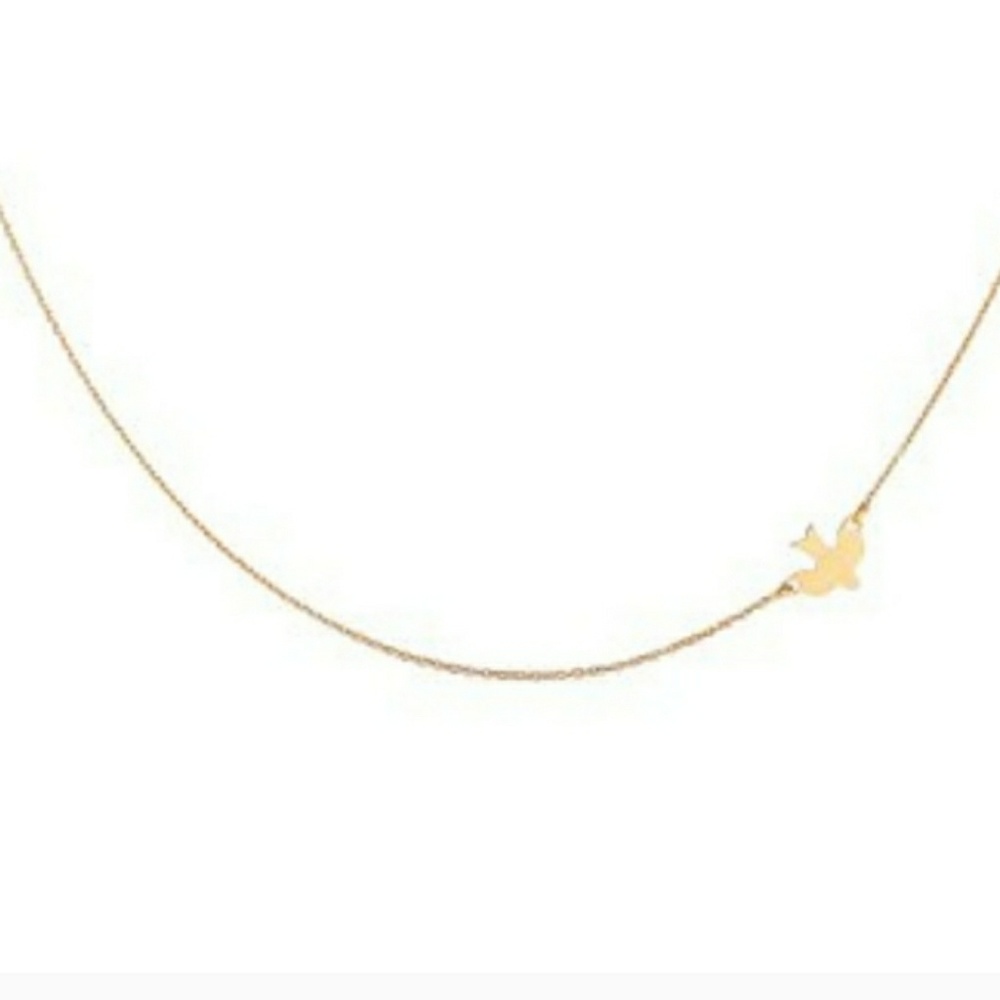βπHPx2π FREE Dainty Gold Dove Chain Necklace - Picture 3 of 3
